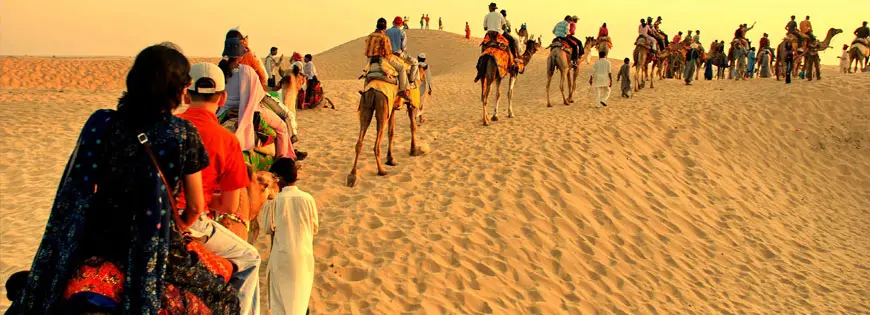 Camel Safari in Rajasthan Deserts